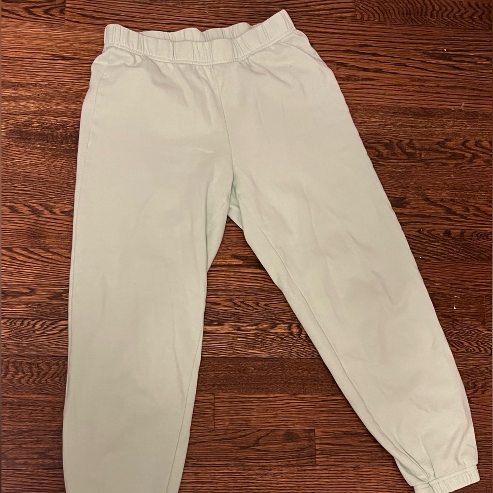 lime green sweatpants